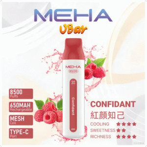 MEHA魅嗨一次性拋棄式電子煙VBar小白條 8500口【紅顏知己】