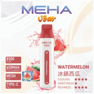 MEHA魅嗨一次性拋棄式電子煙VBar小白條 8500口【西瓜】